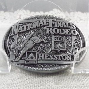 NFR Rodeo 1998 Hesston Miniature Belt Buckle